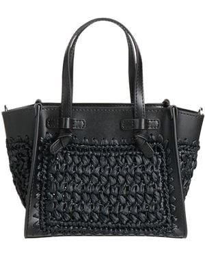 Gianni Chiarini Marcella Club -- Handbag Cow Leather, Viscose - Black