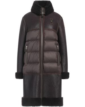 Blauer Puffer Leather, Polyamide, Shearling - Grey