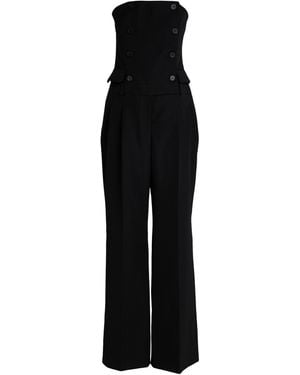McQueen Jumpsuit Wool - Black