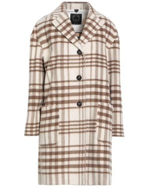 T-jacket By Tonello Coat Virgin Wool, Wool, Polyamide, Polyester - White