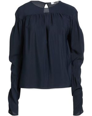 Grifoni Midnight Top Acetate, Silk - Blue