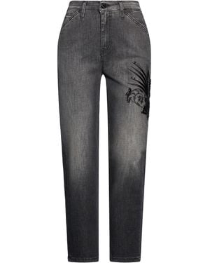Angelo Marani Charcoal Jeans Cotton, Polyester, Elastane - Grey