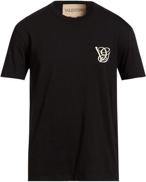 Valentino Garavani T-Shirt Cotton - Black
