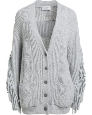 ERMANNO FIRENZE Strickjacke - Grau