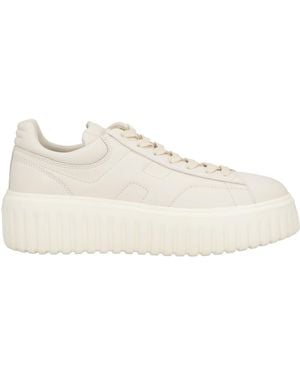 Hogan Trainers Leather - Natural