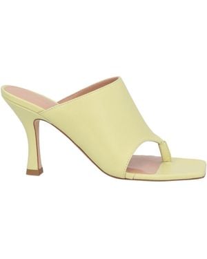 Erika Cavallini Semi Couture Thong Sandal - Metallic