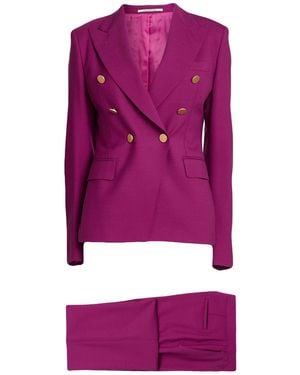 Tagliatore 0205 Suit Polyester, Virgin Wool, Elastane - Purple