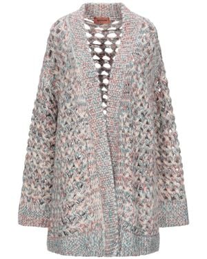 Missoni Cardigan Alpaca Wool, Wool, Mohair Wool Polyamide - White