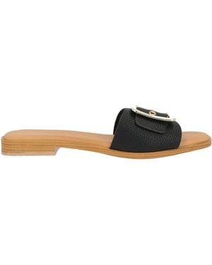 Nila & Nila Sandals Leather - Black