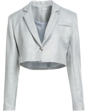 Motel Light Blazer Polyester, Viscose, Lurex, Elastane - Blue