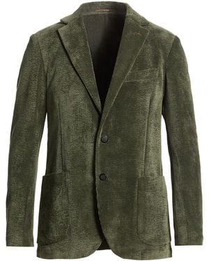 AT.P.CO Military Blazer Polyester, Polyamide, Elastane - Green