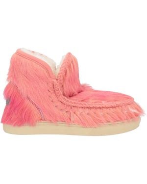 Mou Coral Ankle Boots Leather - Pink