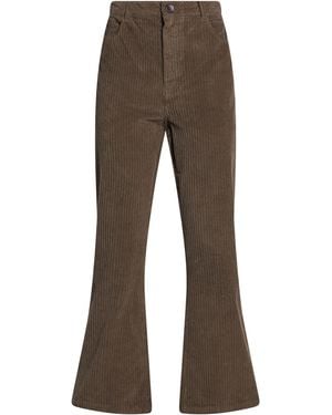 Maliparmi Trousers Cotton, Elastane - Grey