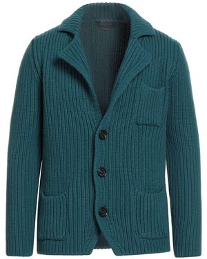 Daniele Fiesoli Deep Blazer Merino Wool, Polyamide - Green
