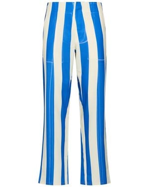 Sunnei Azure Trousers Polyester - Blue