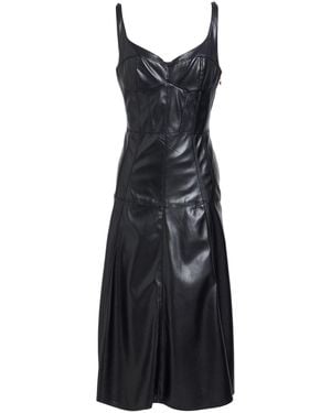 Elisabetta Franchi Midi Dress Polyester, Polyurethane - Black