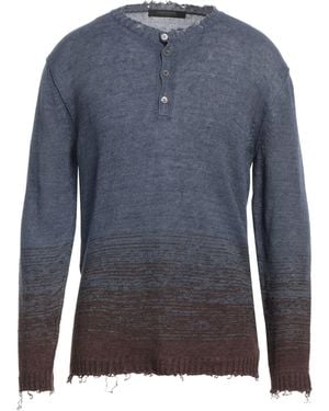 Messagerie Slate Jumper Linen - Blue