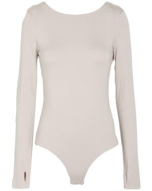 Majestic Filatures Light Bodysuit Viscose, Elastane - White