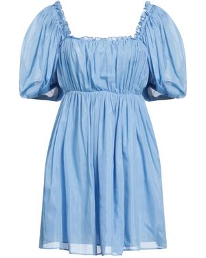 sienna sky blue floral dress Light Blue Floral Midi Skirts – Gabi Swimwear main image 1