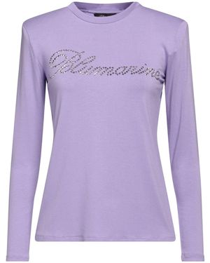 Blumarine Lilac T-Shirt Viscose, Elastane - Purple