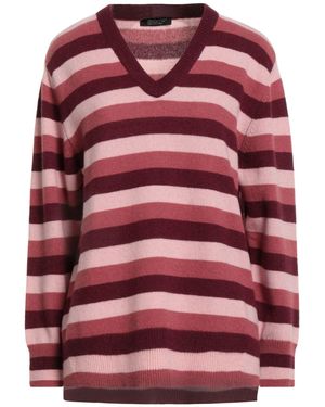 Aragona Burgundy Jumper Cashmere - Red