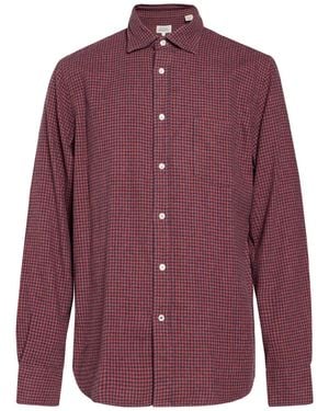 Hartford Brick Shirt Cotton - Purple