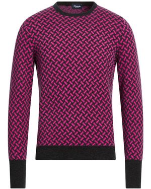 Drumohr Fuchsia Jumper Cashmere - Purple