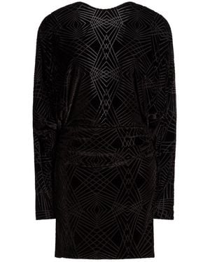 Pinko Mini Dress Polyester, Nylon, Elastane, Brass - Black