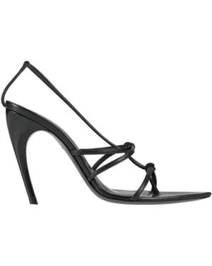 Nensi Dojaka Thong Sandal Leather - White
