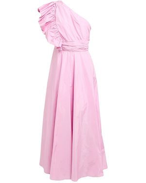 Clips Midi Dress Polyester - Pink