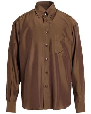 Tom Ford Shirt Silk, Viscose - Brown