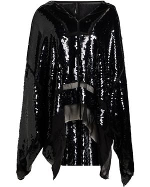 Rick Owens Top Silk, Polyester - Black