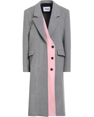 MSGM Coat Wool, Polyamide, Virgin Wool - Gray