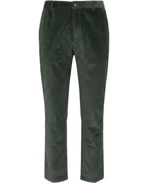 Department 5 Dark Pants Cotton, Lycra, Elastane - Green
