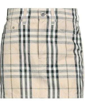 Burberry Mini Skirt Cotton - Natural