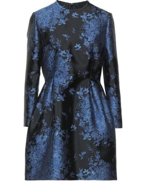 Valentino Garavani Mini Dress Polyester, Silk, Polyamide - Blue