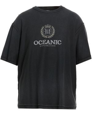 Holzweiler Charcoal T-Shirt Organic Cotton - Black