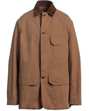 Maison Margiela Camel Jacket Cotton - Brown