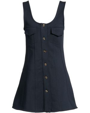 Ganni Mini Dress Organic Cotton - Blue
