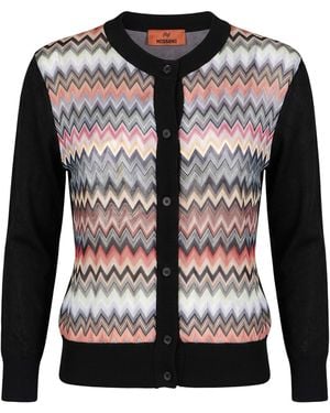 Missoni Cardigan Viscose, Cotton - Black