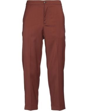 Costumein Trousers Virgin Wool - Red