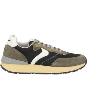 Voile Blanche Sneakers Leather, Textile Fibers - Multicolor