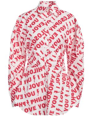 Philosophy Di Lorenzo Serafini Shirt Cotton - Red