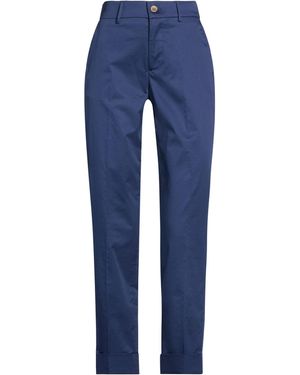 Berwich Midnight Trousers Cotton, Elastane - Blue