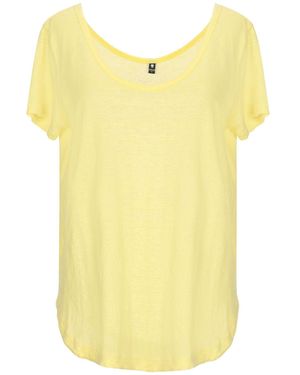 European Culture T-Shirt Linen, Elastane - Yellow