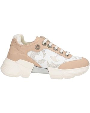 Baldinini Blush Sneakers Textile Fibers, Leather - Natural