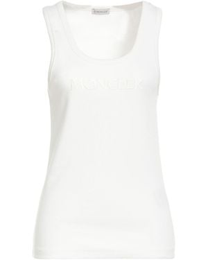 Moncler Tops With Logo - White