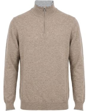 Fedeli Turtleneck Virgin Wool, Cashmere - Gray