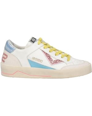 4b12 Cream Sneakers Leather - White