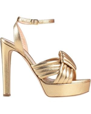 Rupert Sanderson Sandals Leather - Metallic